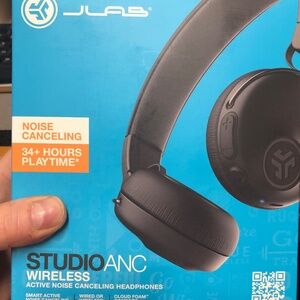 JLab Studio ANC On-Ear Wireless Headphones